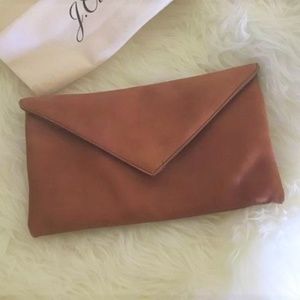 J. Crew Bags - J. CREW LEATHER STATIONARY CLUTCH - NWOT J. Crew Bags - J. CREW LEATHER STATIONARY CLUTCH - NWOT